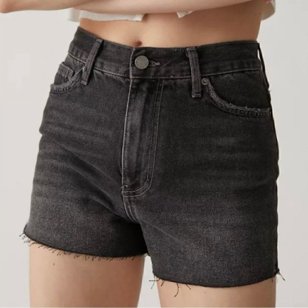 BDG Girlfriend High-Waisted Denim Short NWT BLACK OB1119122